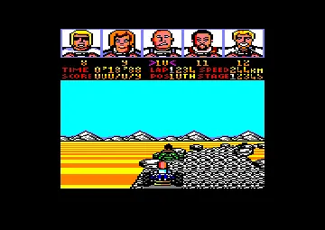 Power Drift (1989)(Activision) screen shot game playing